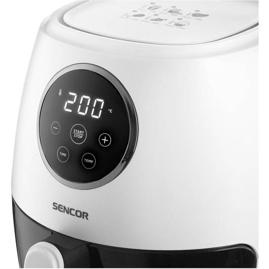 Sencor - Horkovzdušná fritéza 3,5 l 1300W/230V bílá