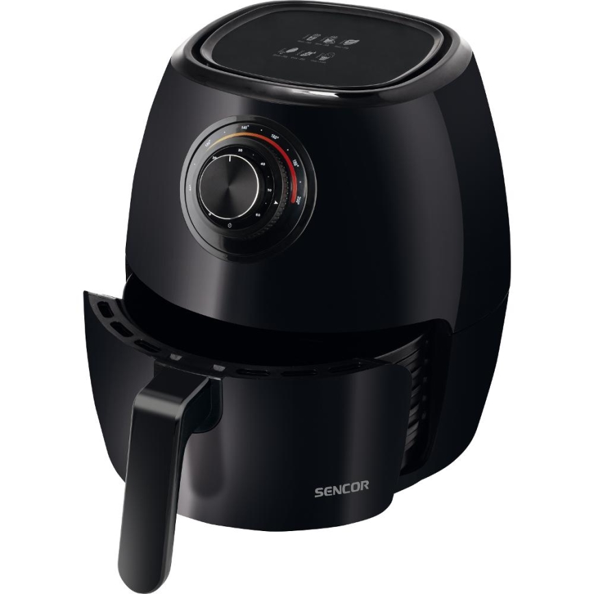 Sencor - Horkovzdušná fritéza 3,5 l 1300W/230V černá