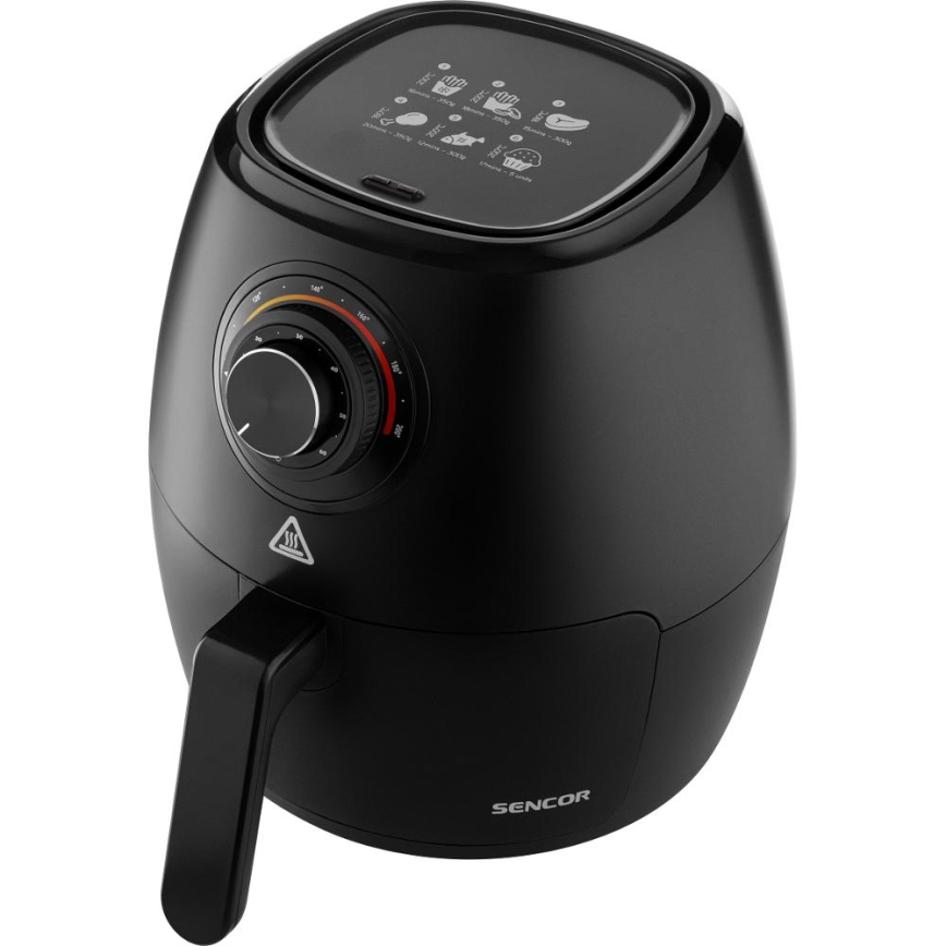 Sencor - Horkovzdušná fritéza 3,5 l 1300W/230V černá
