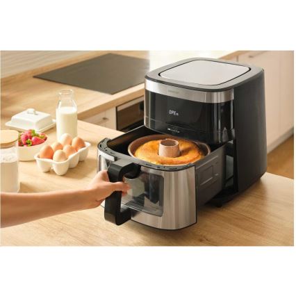 Sencor - Horkovzdušná fritéza 9 l 1700W/230V černá/matný chrom