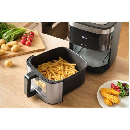 Sencor - Horkovzdušná fritéza 9 l 1700W/230V černá/matný chrom