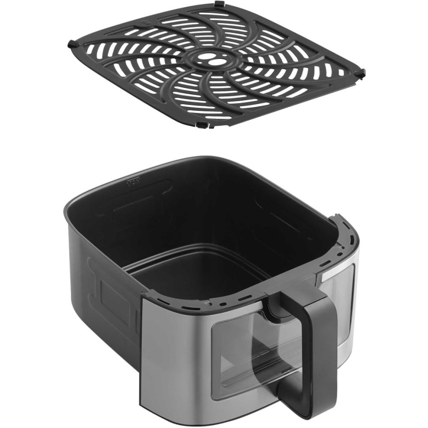 Sencor - Horkovzdušná fritéza 9 l 1700W/230V černá/matný chrom