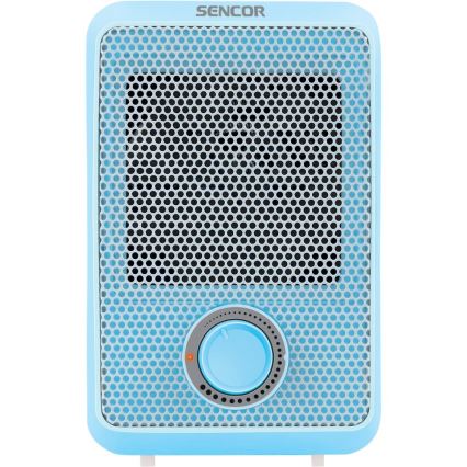 Sencor - Horkovzdušný ohřívač 600W/230V modrá/bílá