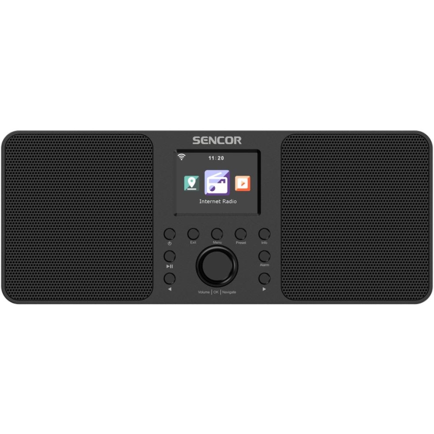 Sencor - Internetové rádio 20W/5V Wi-Fi + dálkové ovládání
