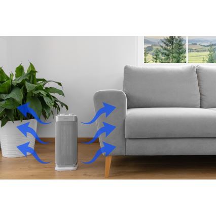 Sencor - Keramický ventilátor s topným tělesem a termostatem 1000/2000W/230V