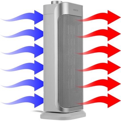 Sencor - Keramický ventilátor s topným tělesem a termostatem 1000/2000W/230V