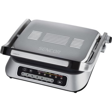 Sencor - Kontaktní gril 2100W/230V matný chrom