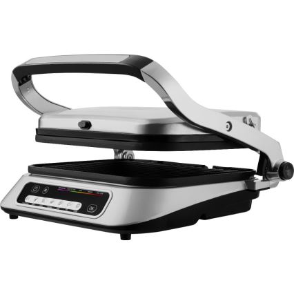 Sencor - Kontaktní gril 2100W/230V matný chrom
