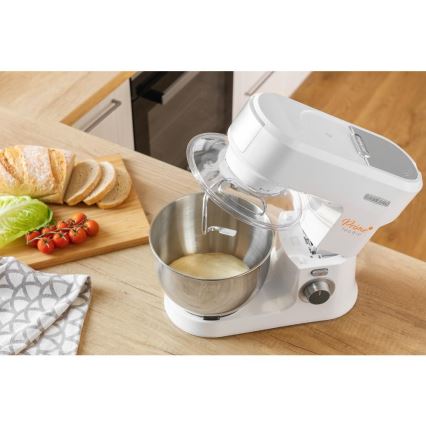 Sencor - Kuchyňský robot s nerezovou mísou 1000W/230V bílá