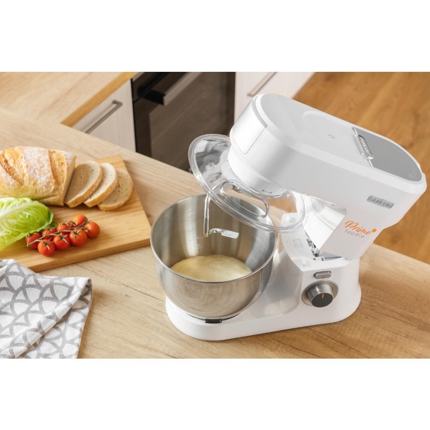 Sencor - Kuchyňský robot s nerezovou mísou 1000W/230V bílá