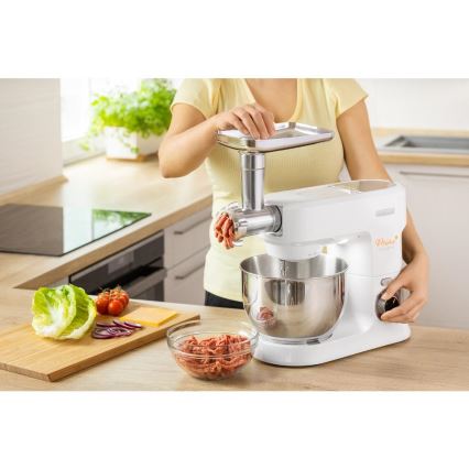 Sencor - Kuchyňský robot s nerezovou mísou 1000W/230V bílá