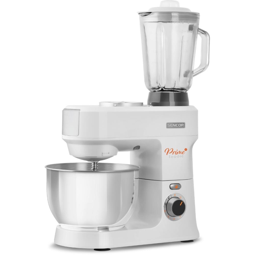 Sencor - Kuchyňský robot s nerezovou mísou 1000W/230V bílá