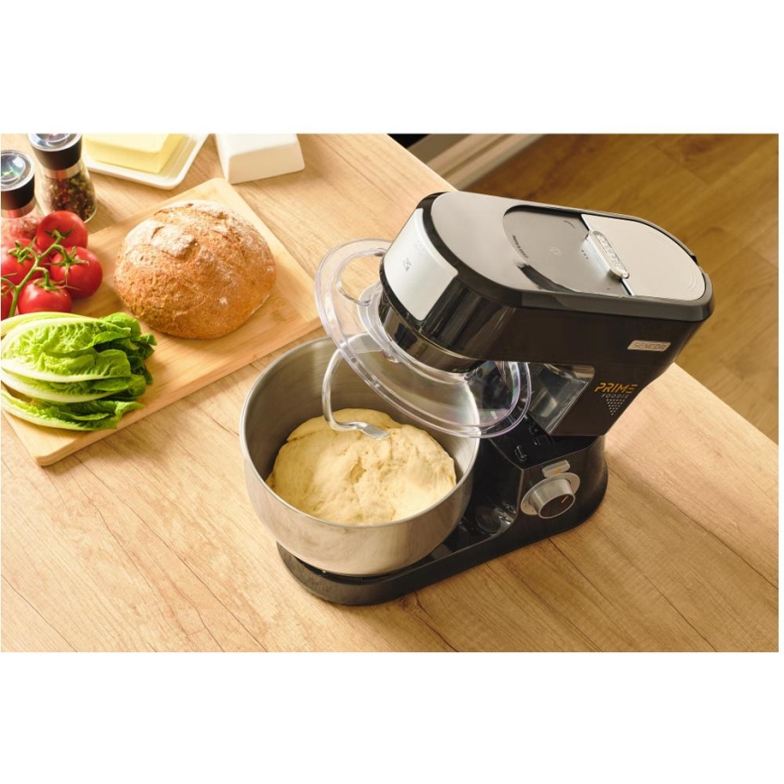 Sencor - Kuchyňský robot s nerezovou mísou 1000W/230V černá