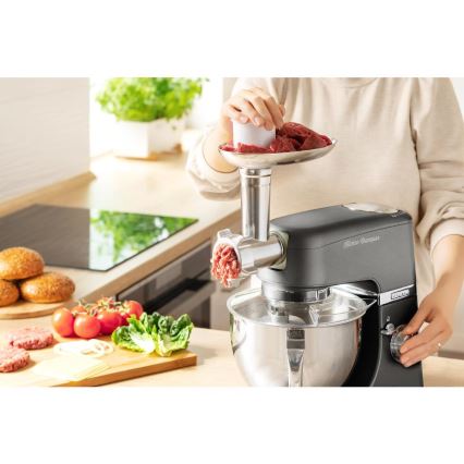 Sencor - Kuchyňský robot s nerezovou mísou 1000W/230V šedá