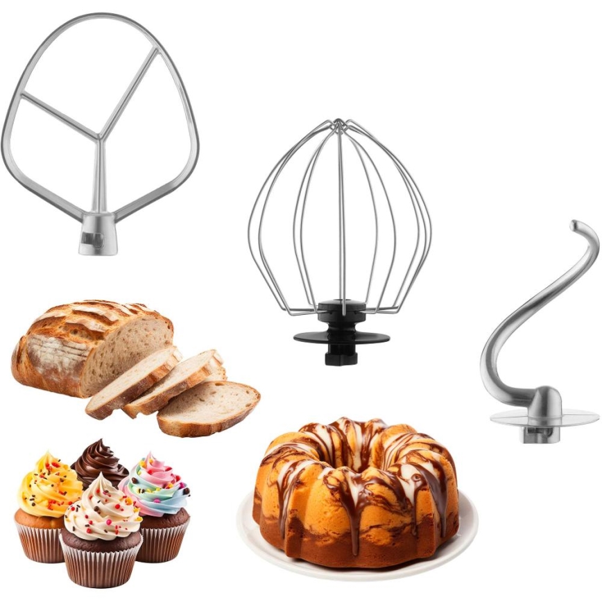 Sencor - Kuchyňský robot s nerezovou mísou 1300W/230V tyrkysová