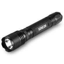 Sencor - LED Hliníková svítilna LED/5W/6xAA IP44 černá