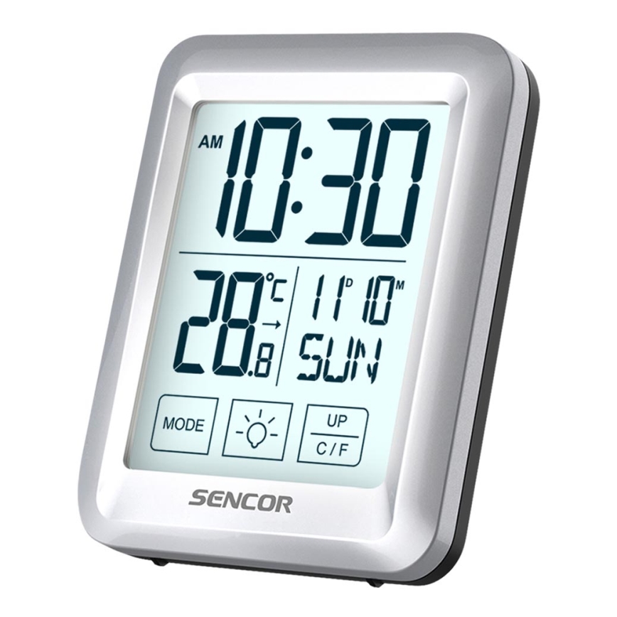 Sencor - Meteostanice s LCD displejem a budíkem 2xAAA