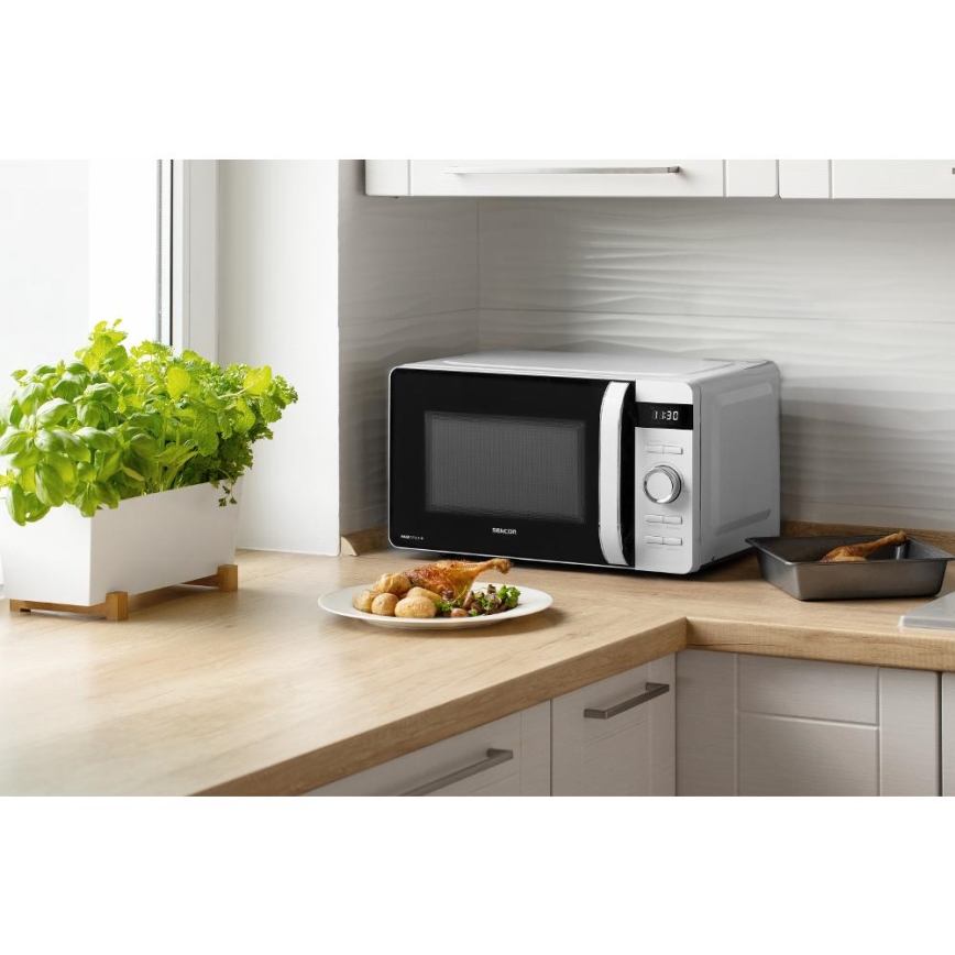Sencor - Mikrovlnná trouba 800W/230V 17 l bílá