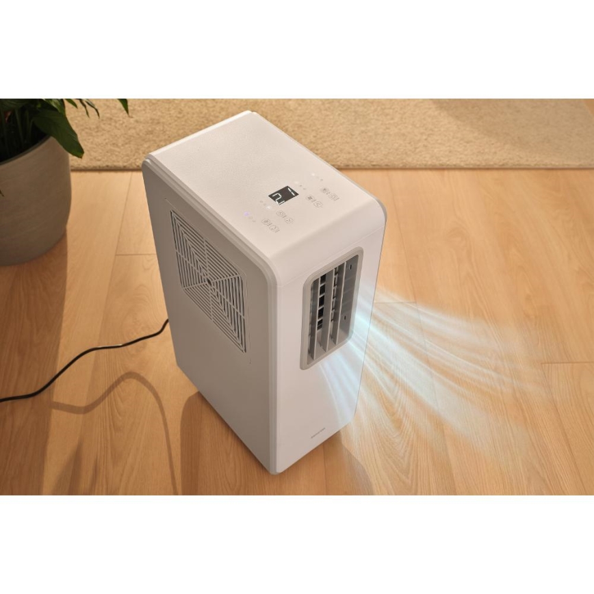 Sencor - Mobilní klimatizace 4v1 200W/230V 1800 BTU bílá + dálkové ovládání