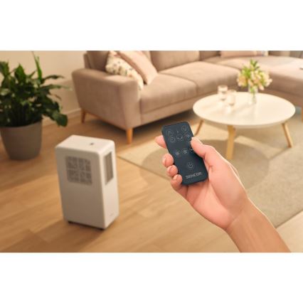 Sencor - Mobilní klimatizace 4v1 200W/230V 1800 BTU bílá + dálkové ovládání