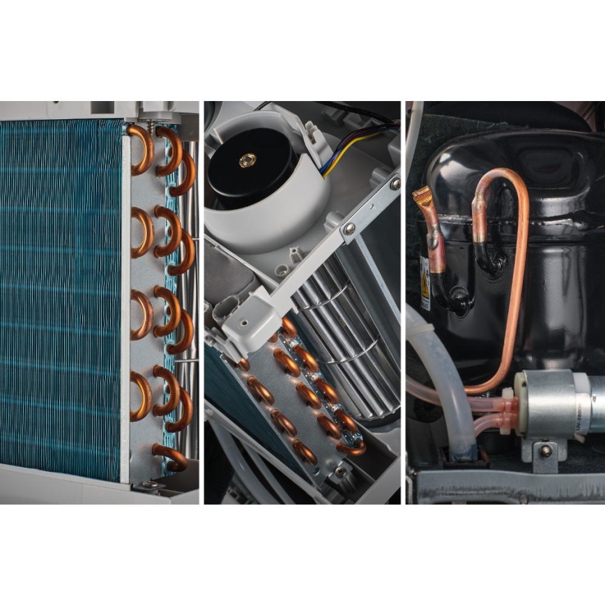 Sencor - Mobilní klimatizace 4v1 200W/230V 1800 BTU bílá + dálkové ovládání