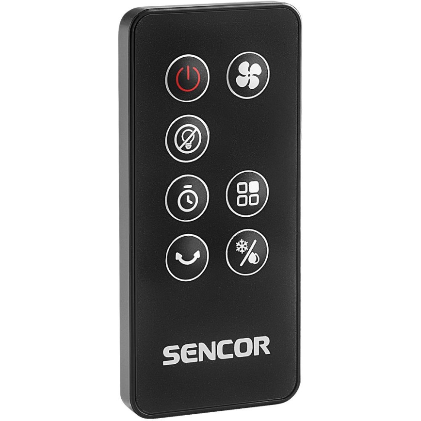 Sencor - Mobilní ochlazovač vzduchu 3v1 110W/230V stříbrná/černá + dálkové ovládání