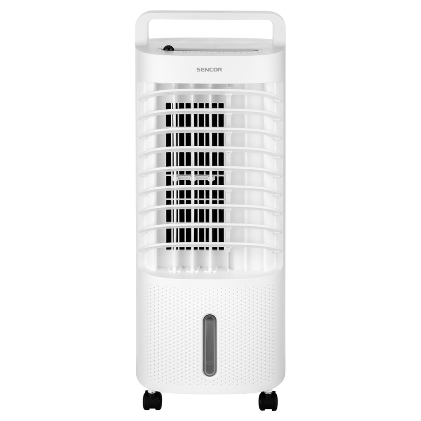 Sencor - Mobilní ochlazovač vzduchu s LED displejem 3v1 45W/230V bílá + dálkové ovládání