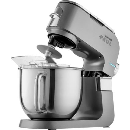 Sencor - Multifinkční kuchyňský robot s nerezovou mísou 1500W/230V matný chrom