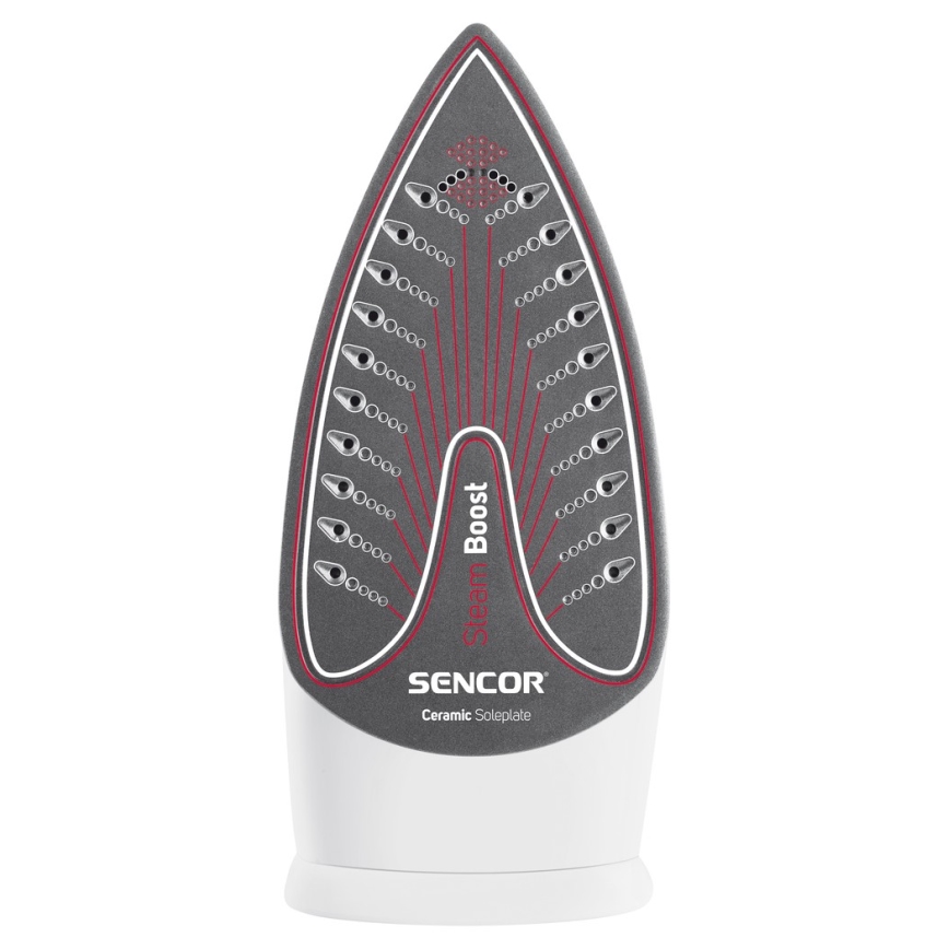 Sencor - Napařovací žehlička 2200W/230V červená/bílá