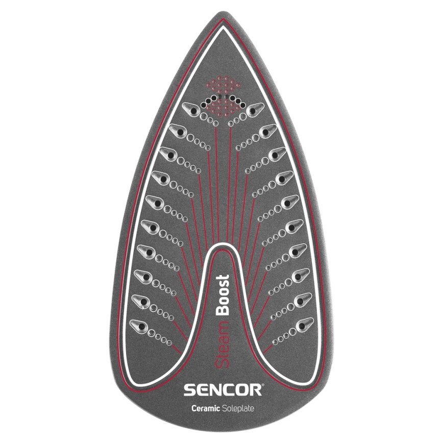 Sencor - Napařovací žehlička 2200W/230V červená/bílá