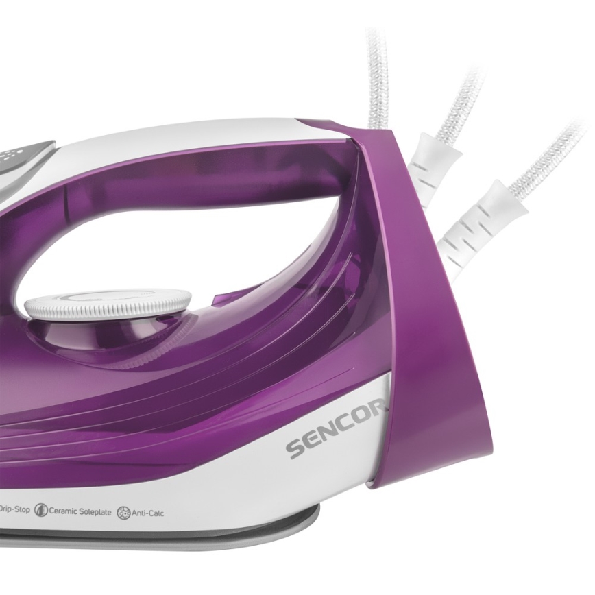Sencor - Napařovací žehlička 2400W/230V fialová/bílá