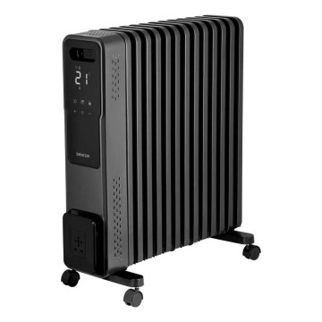 Sencor - Olejový ohřívač s 13 žebry 1000/1500/2730W/230V Wi-Fi černá