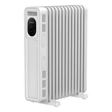 Sencor - Olejový ohřívač s 13 žebry 1000/2500W/230V bílá + dálkové ovládání