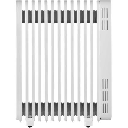 Sencor - Olejový ohřívač s 13 žebry 1000/2500W/230V bílá + dálkové ovládání
