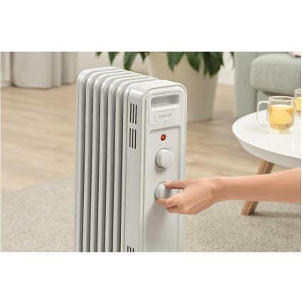 Sencor - Olejový ohřívač s 7 žebry 600/900/1500W/230V bílá