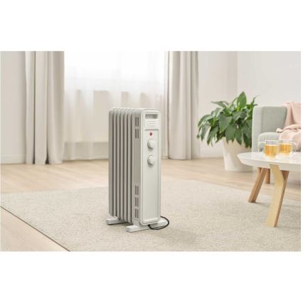 Sencor - Olejový ohřívač s 7 žebry 600/900/1500W/230V bílá