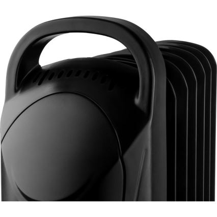Sencor - Olejový ohřívač s 7 žebry 700W/230V černá