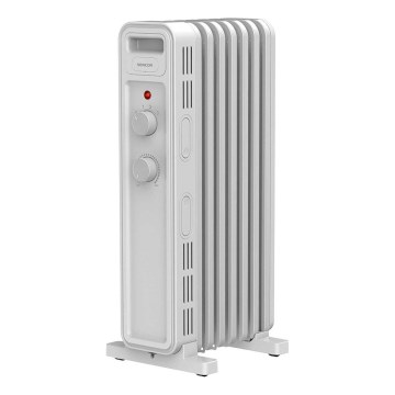 Sencor - Olejový ohřívač se 7 žebry 600/900/1500W/230V bílá