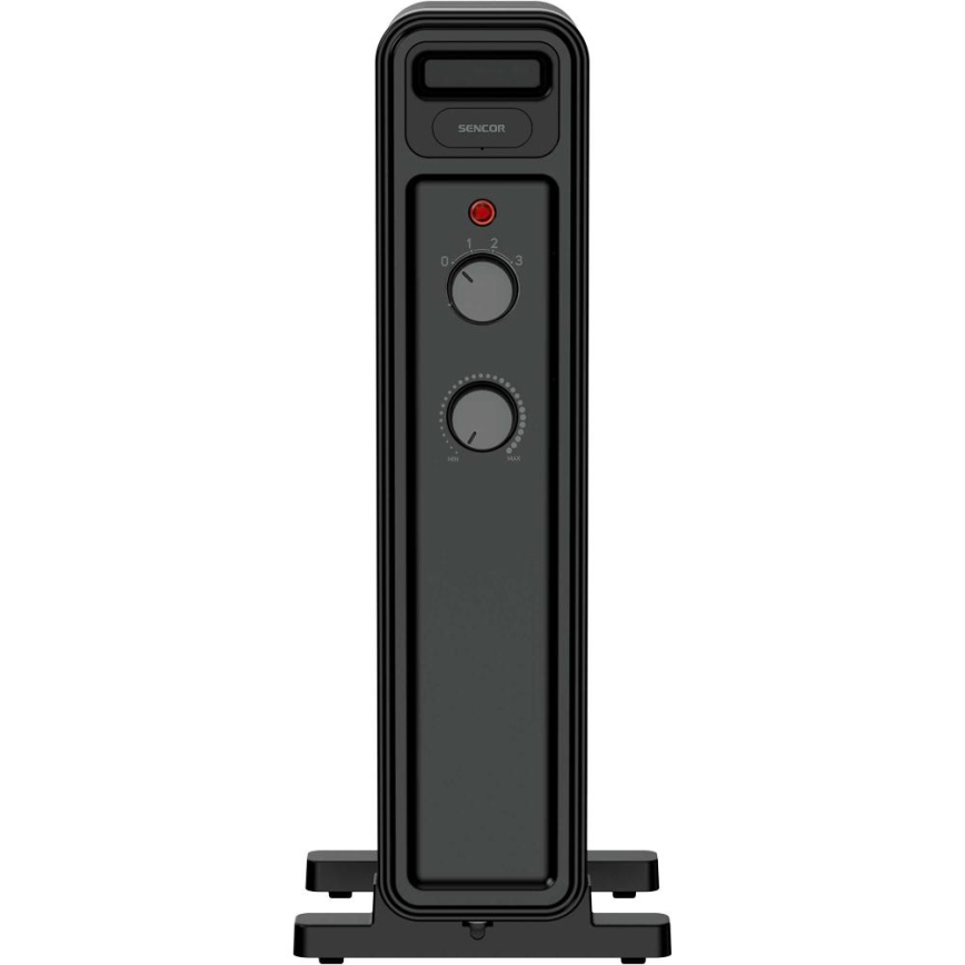 Sencor - Olejový ohřívač se 7 žebry 600/900/1500W/230V černá