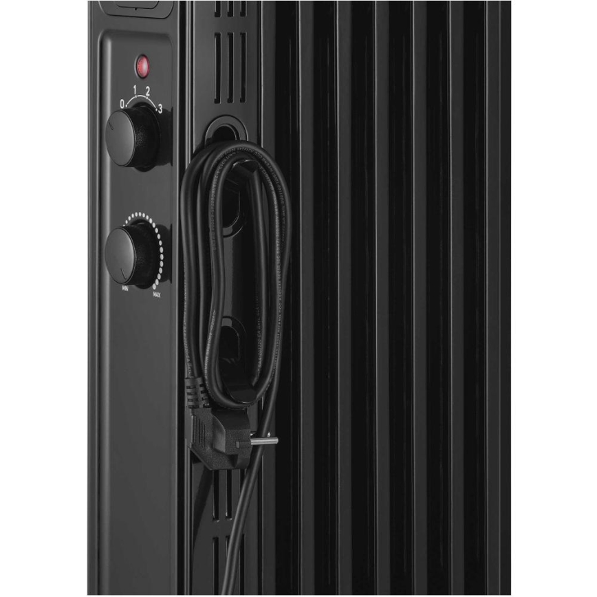 Sencor - Olejový ohřívač se 7 žebry 600/900/1500W/230V černá