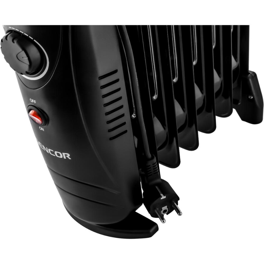 Sencor - Olejový ohřívač se 7 žebry 700W/230V černá