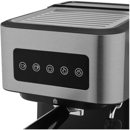 Sencor - Pákový kávovar espresso 1050W/230V černá/matný chrom