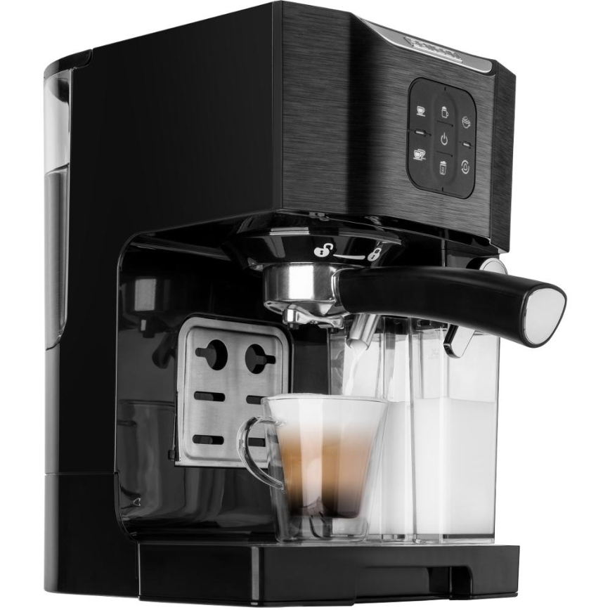 Sencor - Pákový kávovar espresso 1450W/230V černá/matný chrom