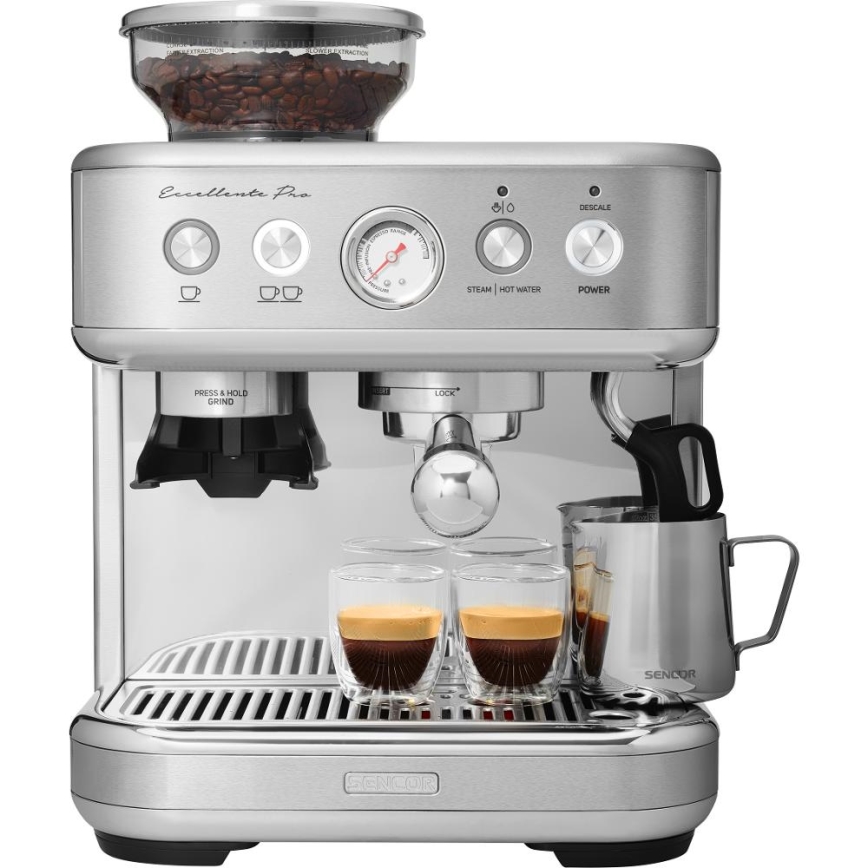 Sencor - Pákový kávovar espresso 1770W/230V