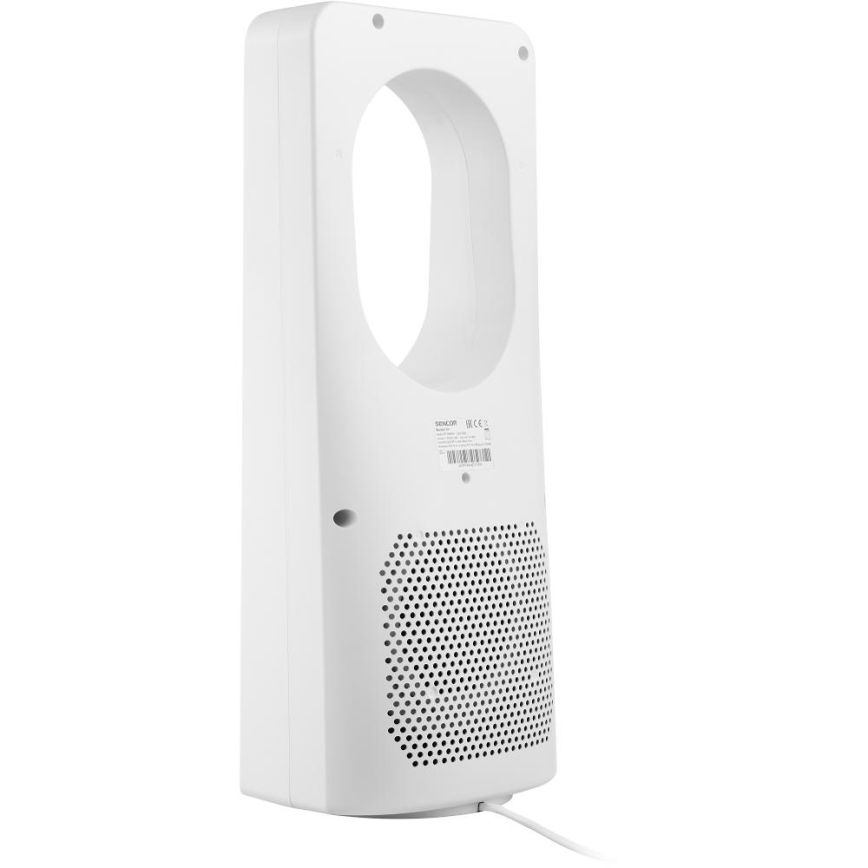 Sencor - Podlahový bezvrtulový ventilátor 50W/230V bílá + dálkové ovládání