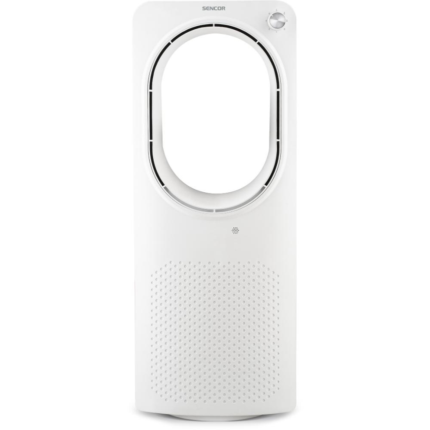 Sencor - Podlahový bezvrtulový ventilátor 50W/230V bílá