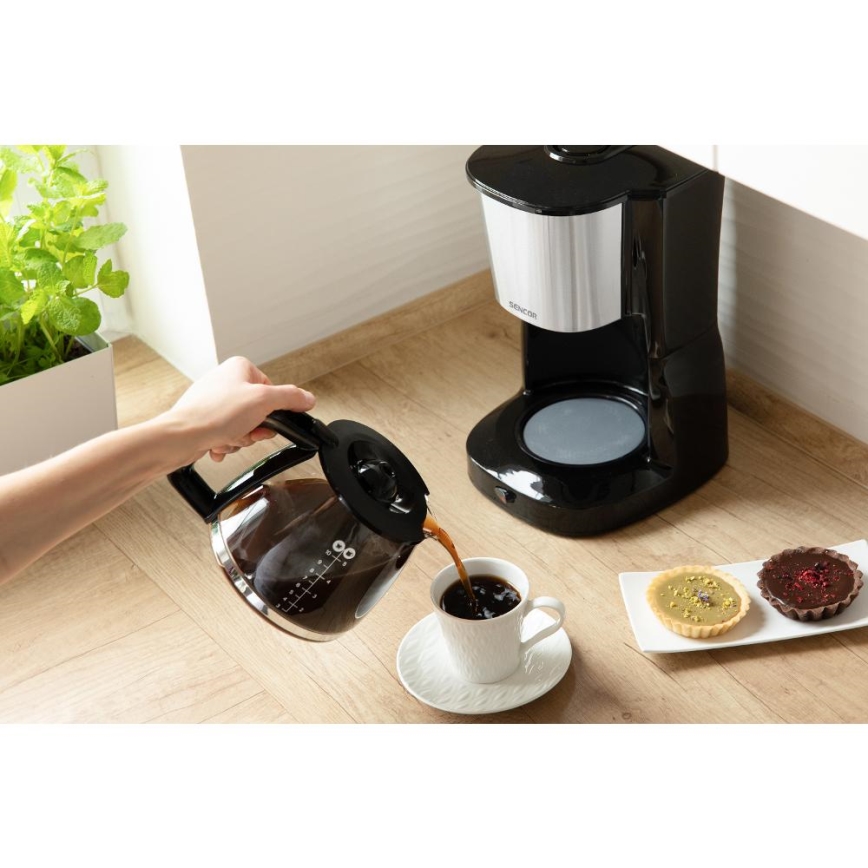 Sencor - Překapávací kávovar 1,25 l 1000W/230V