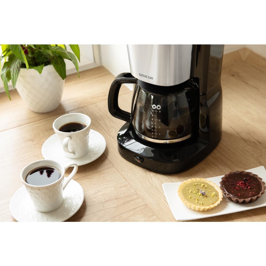 Sencor - Překapávací kávovar 1,25 l 1000W/230V