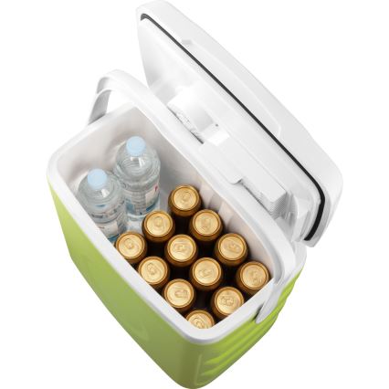 Sencor - Přenosná autochladnička 30 l 55W/5V/12V/230V zelená/bílá