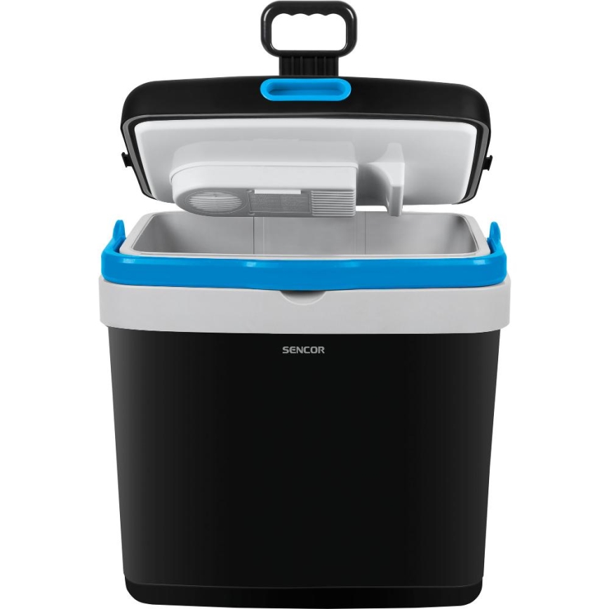 Sencor - Přenosná autochladnička 33 l 60W/12V/230V černá